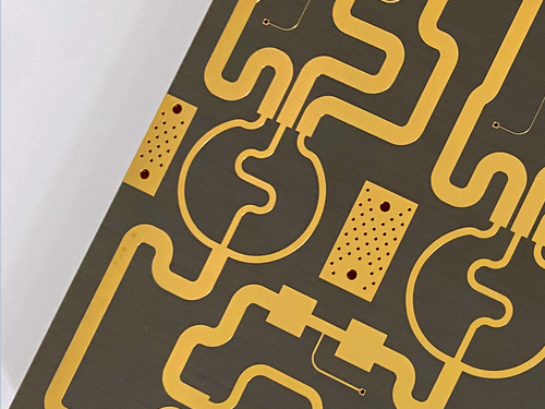 TLY-5 RF PCB 10mil 2-layer Immersion Gold Finish
