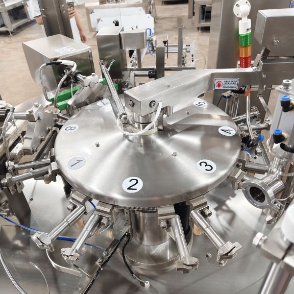 CE Certificate LC-400R 8 STATIONS 200-5000ml Sauce Doypack Packaging Machine|Soup Rotary Doypack Packaging Machine|Concentrated Hot Pot Soup Rotary