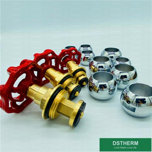Cartridges Brass 1/2 Inch Stop Valve For Stop Customized Top Part