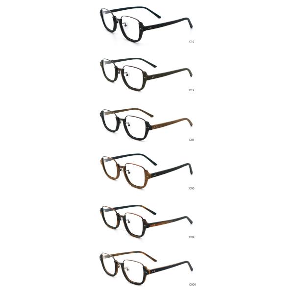 Latest Styles Polygons Full-rim Frame Acetate Optical Frames MR 5358
