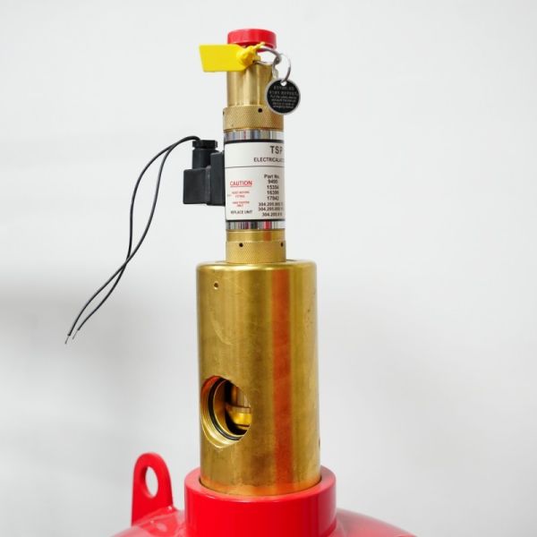 Professional Grade Steel Cylinder / FM200 Compatible Fire Suppression Vessel