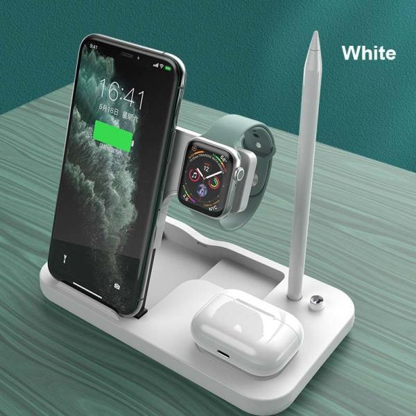 Magnetic Qi 10W Custom Wireless Charger Stand Multi Function 3 In 1