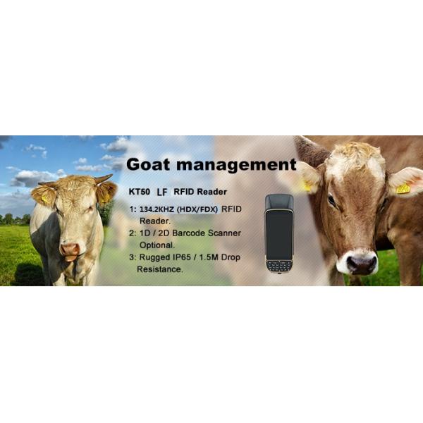 Waterproof Bluetooth Industrial Barcode Scanner Terminal With Low Frequency Rfid Reader