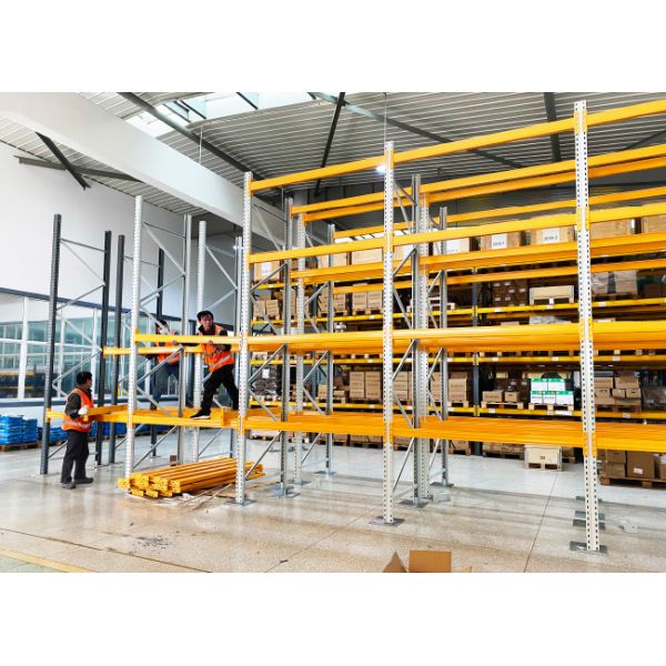 Single Depth Heavy Duty Pallet Rack Selective Pallet Rack Beam Racking