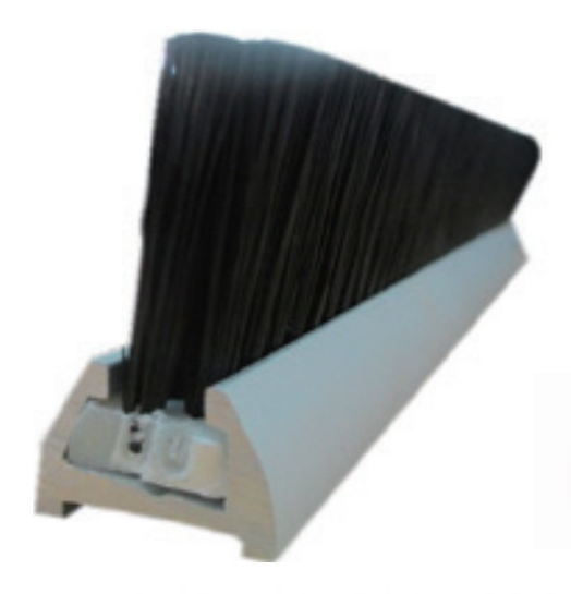 Moving Walk Escalator Skirt Brush With Aluminum Pedestal
