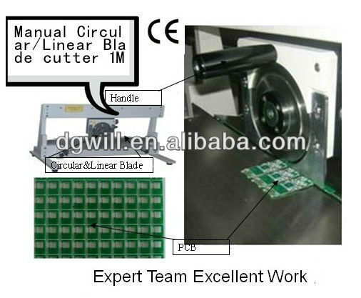 Manual PCB Depanelizer , Pneumatically PCB Depaneling Machine