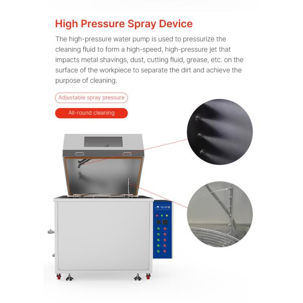 Cleaning Auto Parst Engine Block Spray Cleaning Machine High Pressure