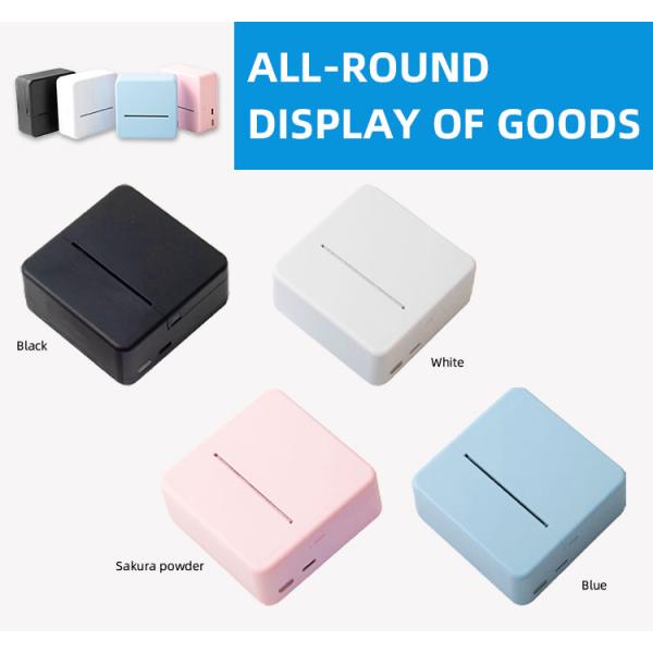 1- Wireless Mini QR Code Printer for Thermal Android Printing and Mobile Bill Receipts