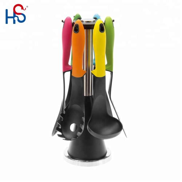 6-Piece Classical Cooking Tools Colour Cookware Baking Utensil Set Professional Grade
