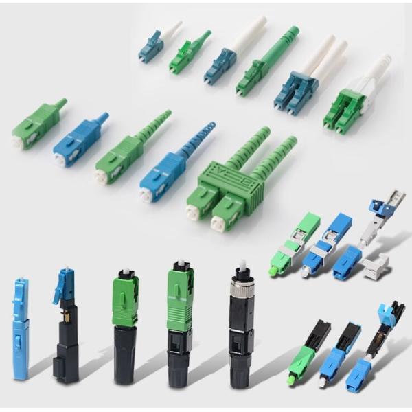 FTTH SC APC To SC UPC Connector Fiber Optic Single Mode Connector