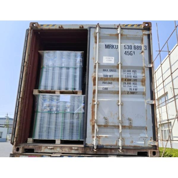 Galvanized Welded Steel Wire Mesh Fence Panel With PVC Coating