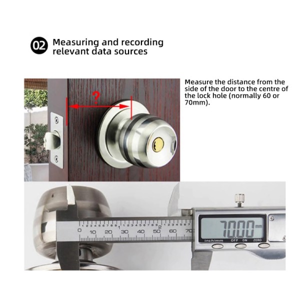 YAGU Code Upgrade 5-digit Single-sided Key Combination Keyboard Smart Keyless Entry Door Lock Mechanical Key Single Door