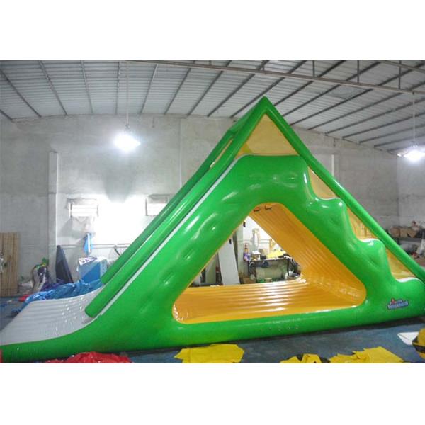 Yellow / Black 0.9mm PVC Flyfish Inflatable Water Toys Water Game Banana Boat