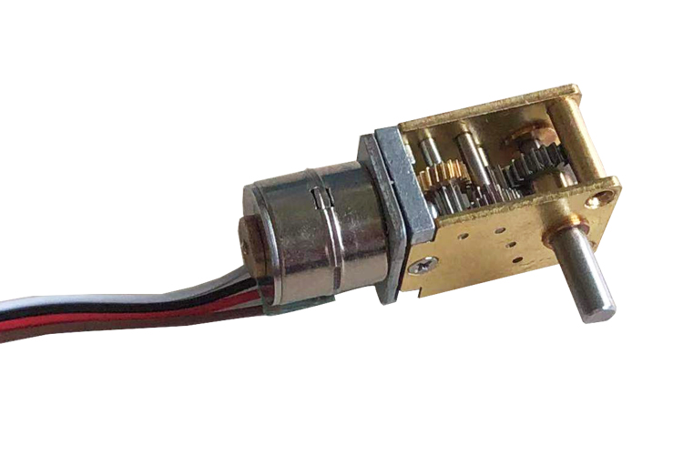 3V 5V Precious 10mm Diameter 18 Degree Step Angle Geared DC Stepper Motor With Metal Gearbox Horizontal Gear Reducer