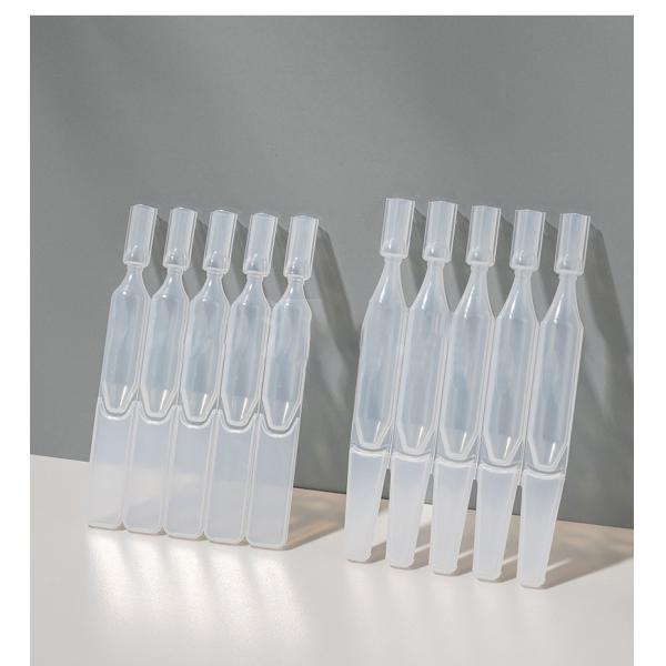 Hygienic and precise dosage for post-surgical recovery and samples with consecutive row design cosmetic packaging for high-active ingredients