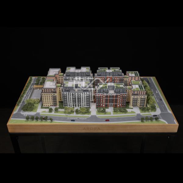 1/350 Clapham Park Apartment Model Interior Decoration Physical Model For Display / Study