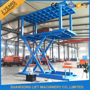 Quality Hydraulic Portable Double Deck Car Parking System for Home Garage Car Lift for sale