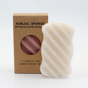 Quality Biodegradable Wave Konjac Sponge for sale
