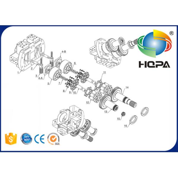 162-4875 Hydraulic Pump A8V59 Excavator Hydraulic Spare Parts