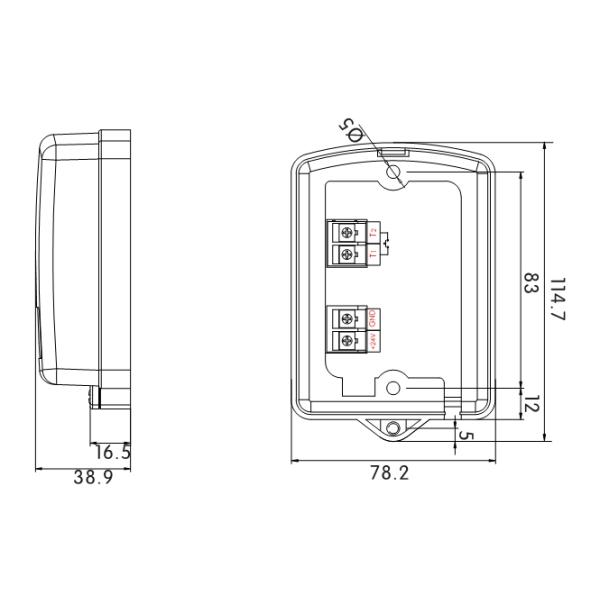 Electronic DC24V Elevator Safety Components Arrival Clock Universal Intercom