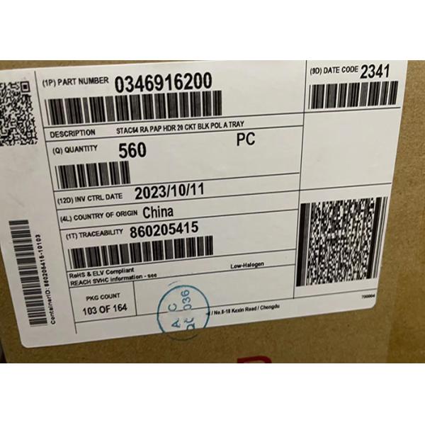 Integrated Circuit Chip 34691-6200 Automotive Rectangular Connectors