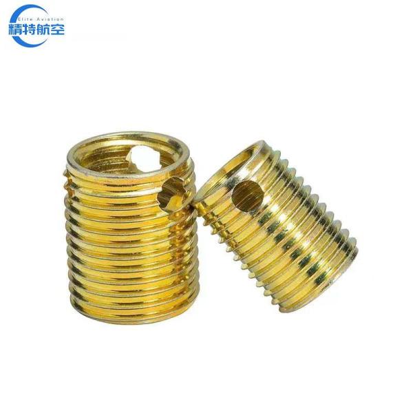 Zinc Plated Galvanized Carbon Steel Thread Inserts for Self Tapping Slotted Thread Screws Durable and Customization