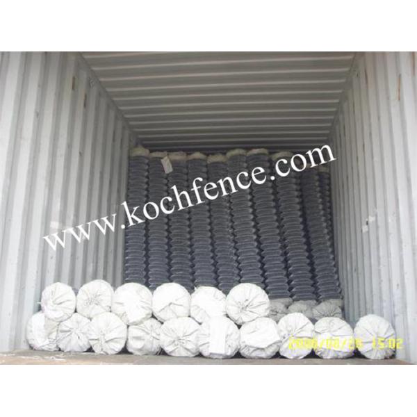 Diamond Pattern Chain Link Security Fence Long Use Life Convenient Installation