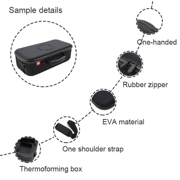 Black Custom EVA Hardware Kit / Car Emergency Kit 32*16*10.5cm