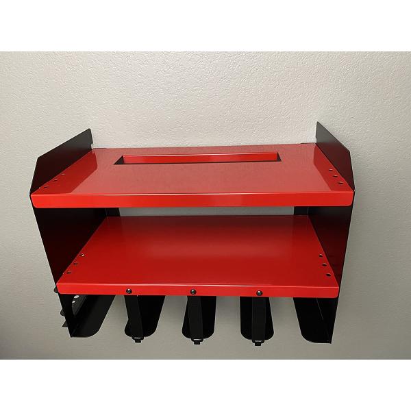 Power Tool Storage Rack Pegboard Mounted Workshop Shelf for Workbench Warehouse