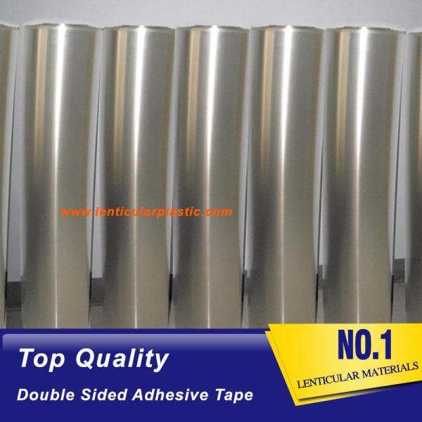 Ultra-thin transparent lenticular double sided roll tape PET material inkjet printer 3d lenticular double adhesive glue