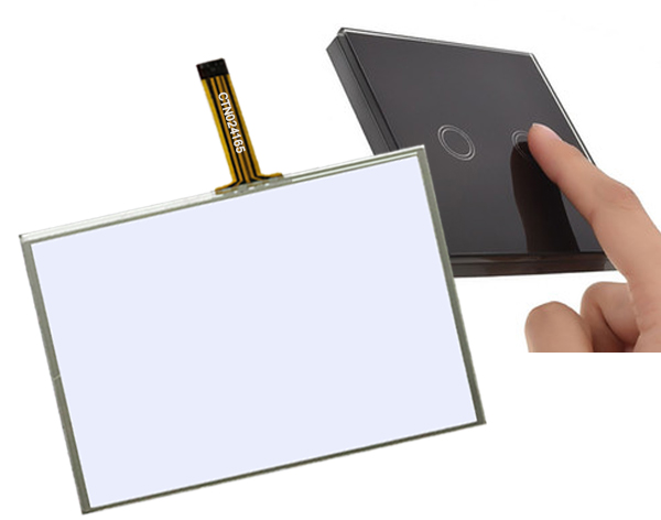 Wireless Switch Glass Digital Touch Screen 100Ω ITO Glass No False Actuations