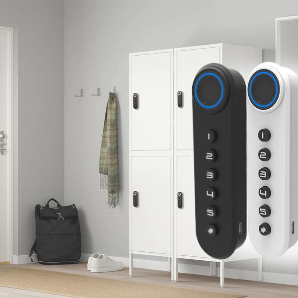 Office Drawer Lock Numeric Keypad Smart Cabinet Lock with Fingerprint Bluetooth Network