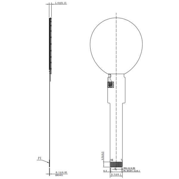 High-Performance 1.32" Round LCD Display Module with 360x360 Resolution - Factory
