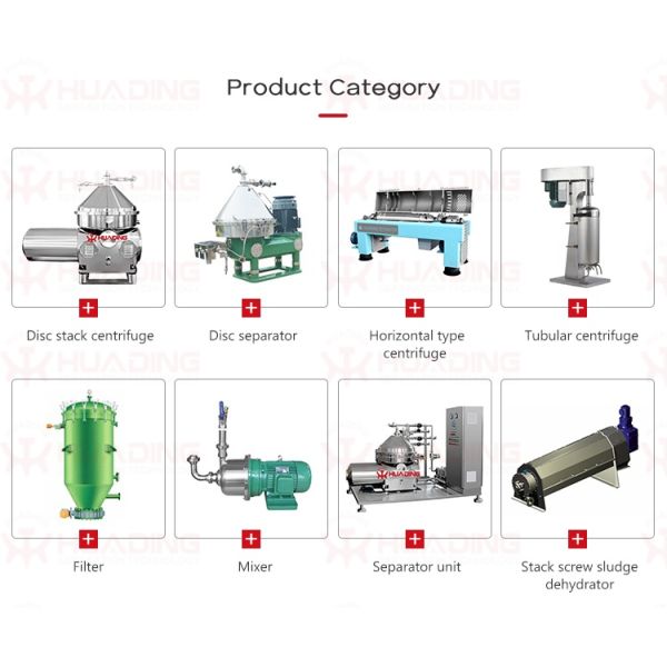22KW - 37Kw Biodiesel Centrifuge Disc Separator Self Cleaning Bowl Disk Stack Centrifuge