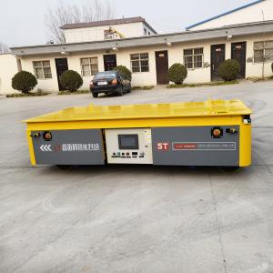Quality 5 Tons Transfer Trolley With Hydraulic Lifting Table With PLC Control for sale