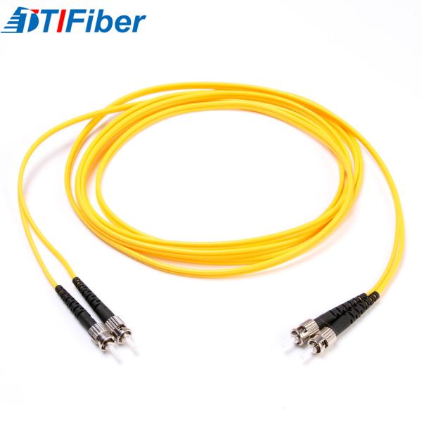 Duplex / Simplex Fiber Optic Patch Cord Customized PVC LSZH Jacket 5 Years Warranty