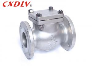 China ANSI H44 4 Inch Flanged Swing Check Valve Water Meter Metal Seated Manual on sale