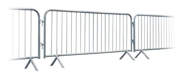 Hot Dipped Galvanized Metal Steel Crowd Control Barrier