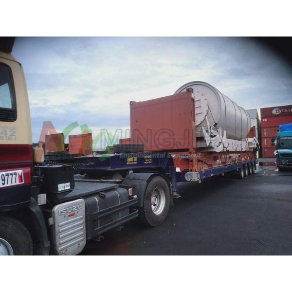 Fully Automatic Continuous Waste Rubber Oil Sludge Pyrolysis Machine For Diesel Oil