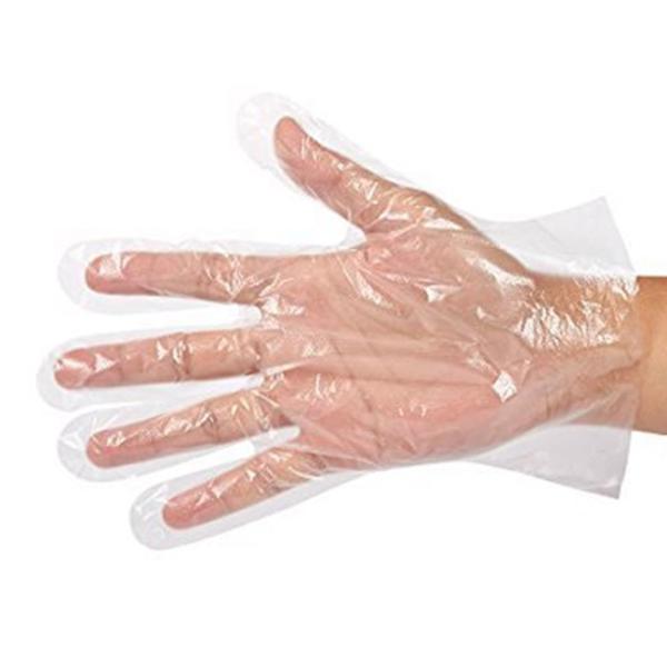 Biodegradable Disposable Plastic Gloves Tensile Resistance Customizable Thickness