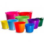 12 / 25 / 35 / 42 Liter Colorful Plastic Shopping Basket with Two-handle for
