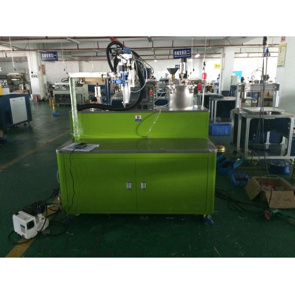 Digital display fluid dispensing semi-automatic industrial precision dispenser 2 part resin mixing machine with hand gun