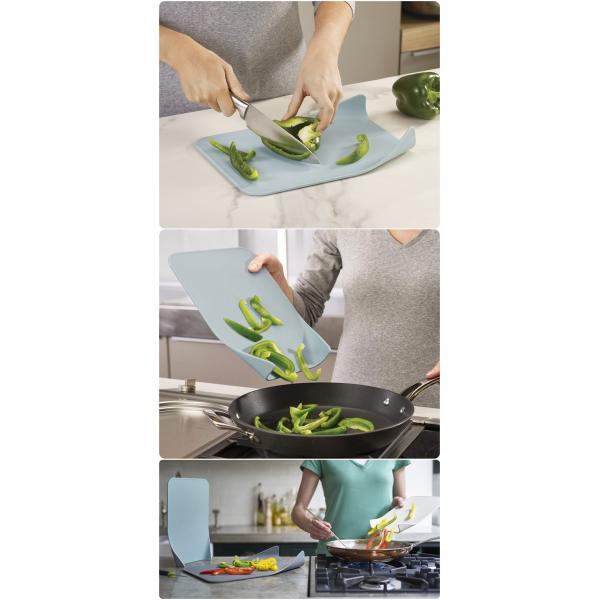 Eco-friendly 3PCS Flexible Kitchen Plastic Chopping Board for Vegetable Cutting 2021