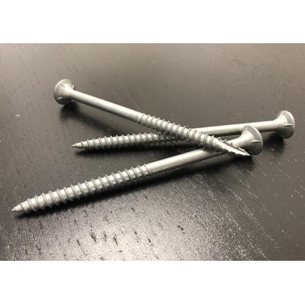 Galvanised C4 Bugle Head Batten Screws 14G Hex Socket Drive 100mm Decking Screws