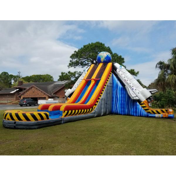 Giant Inflatable Space Shuttle Kids Inflatable Water Slide Super Pressure Resistance