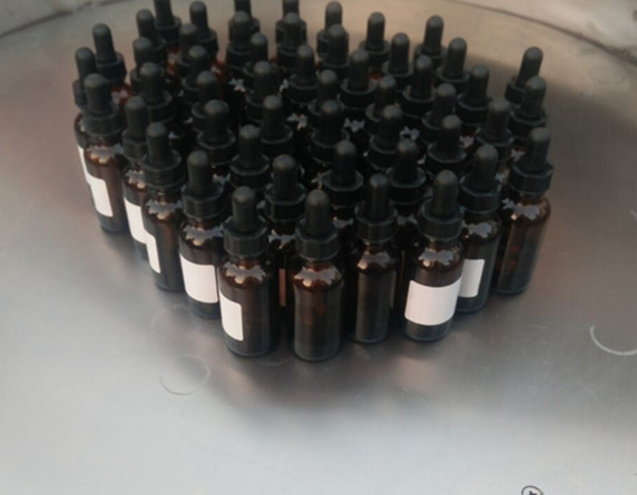 Touch Screen Control Automatic Liquid Filling Machine , 220V 3kw Dropper Bottle Filling Machine
