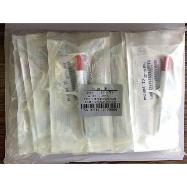 Customized Color Universal Pet Microchip Injectable RFID ID Tag Compatible with Horses Dogs Sheep Goats Camels Cats