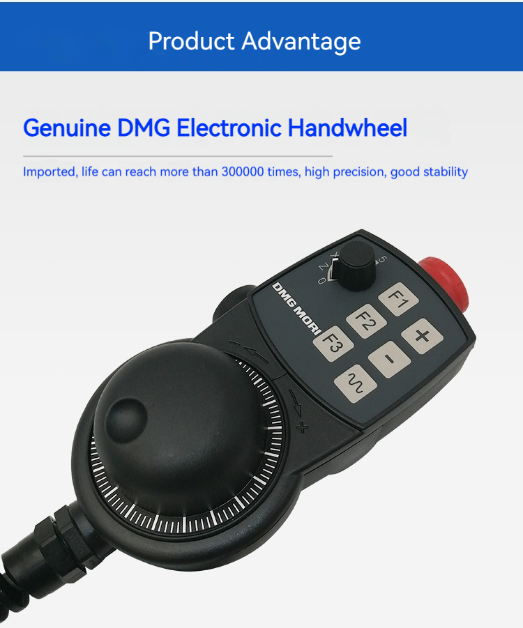 IP67 Original DMG Plastic Solid Electronic Handwheel 5 Axis with High Grade Hook Special for Fagor CNC Machine System