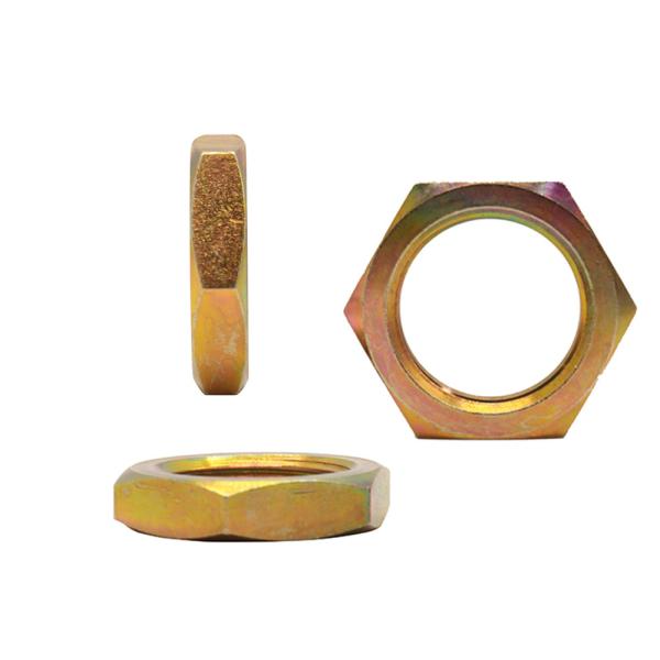 Copper M10 Hex Head Nuts ANSI A193 Serrated Flange Nuts