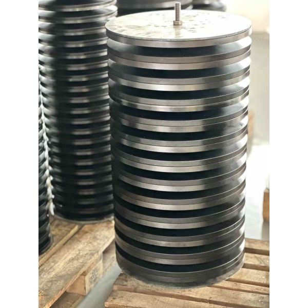 High-Capacity Disc Spring Stack for Structural Damping with Customizable Stack